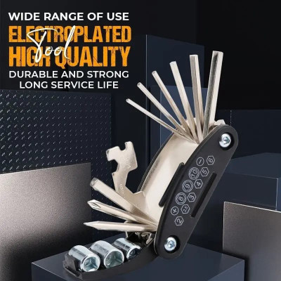 16 In 1 Multi Repair Tools Kit Compact Lightweight